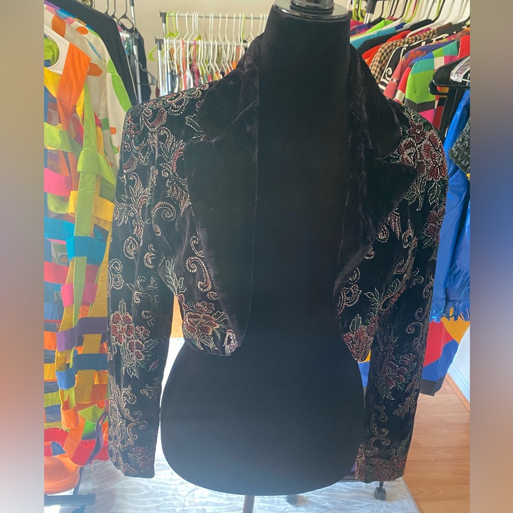 Vintage Scott McClintok Bolero Crop Jacket